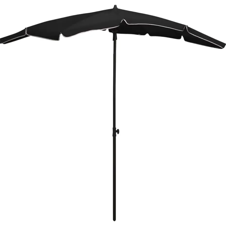 vidaXL - Parasol - Zwart