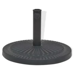 vidaXL - Parasolvoet - Zwart - Staal