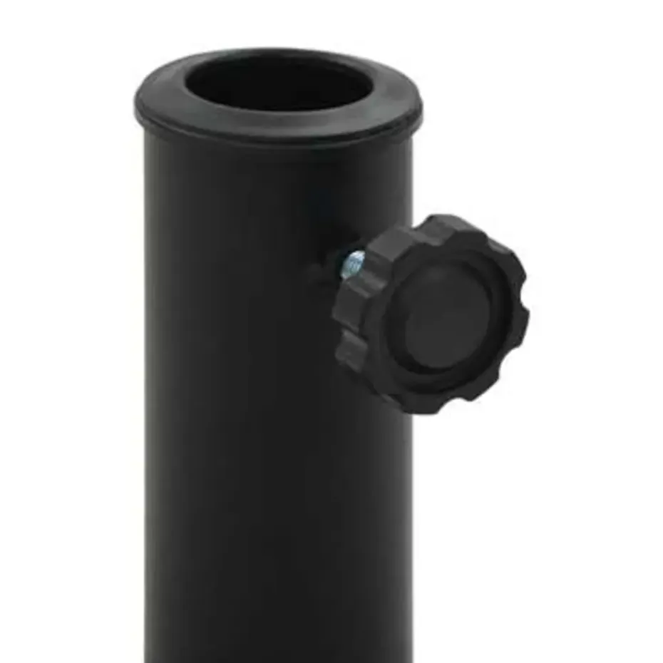 vidaXL - Parasolvoet - Zwart - Polyresin