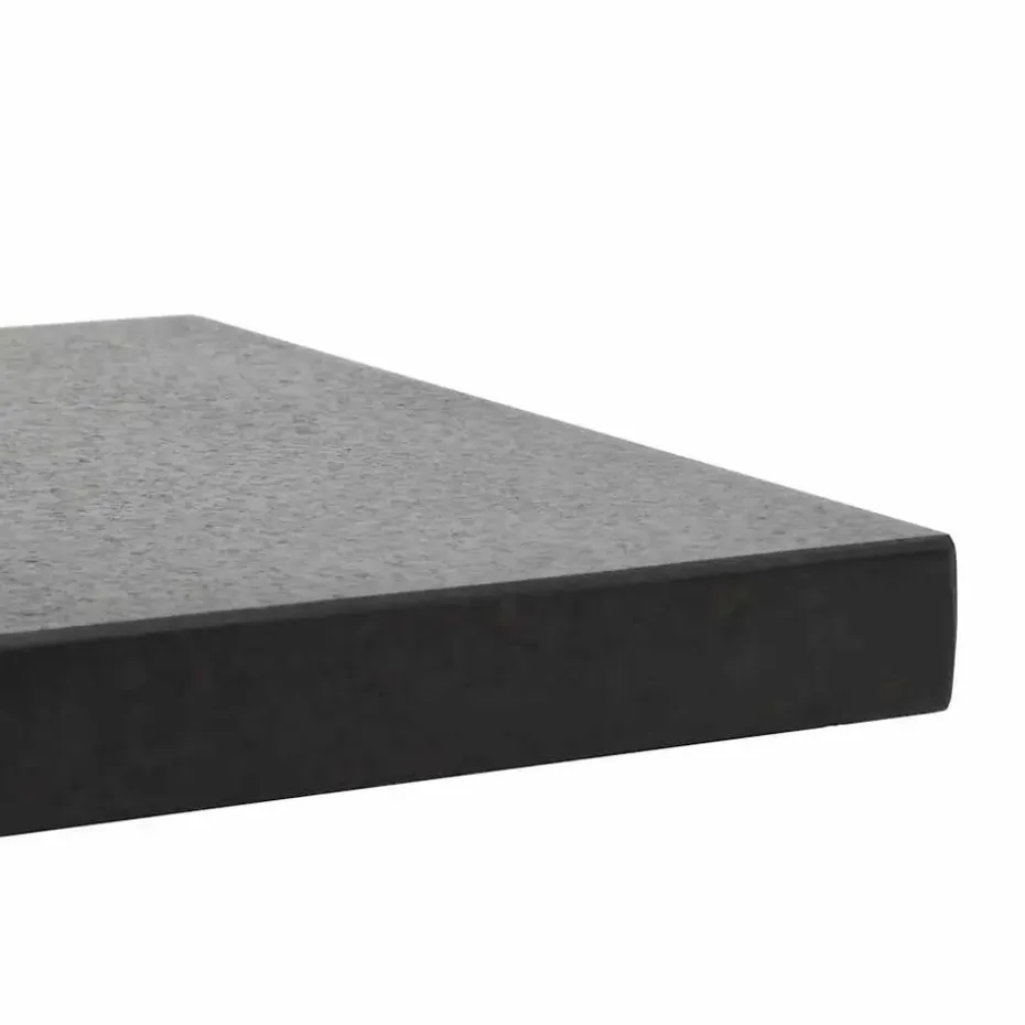 vidaXL - Parasolvoet - Zwart - Graniet