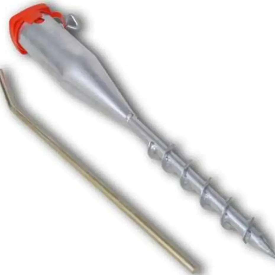vidaXL - Parasolvoet grondanker - Zilver - Staal