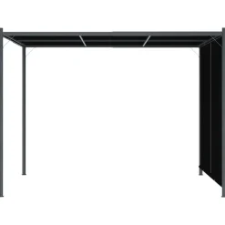 vidaXL - Pergola - Antraciet - Staal