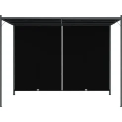 vidaXL - Pergola - Antraciet - Staal