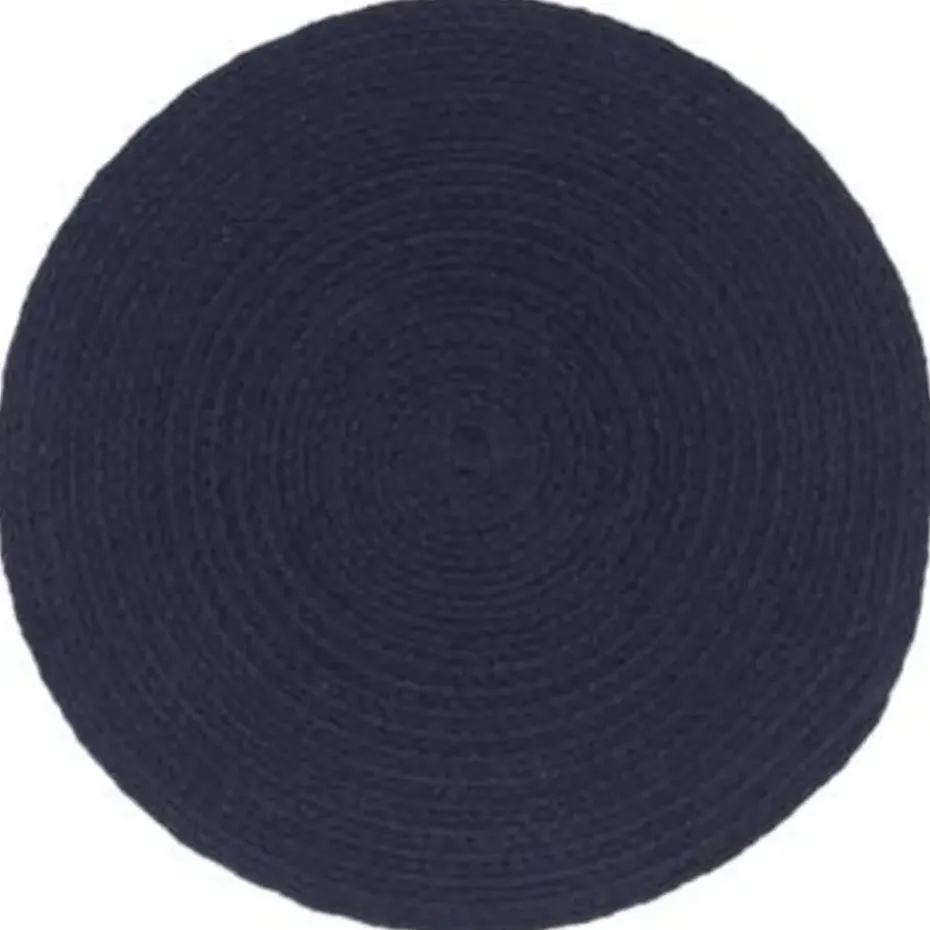 vidaXL - Placemat - Blauw - Katoen - 6 stuks