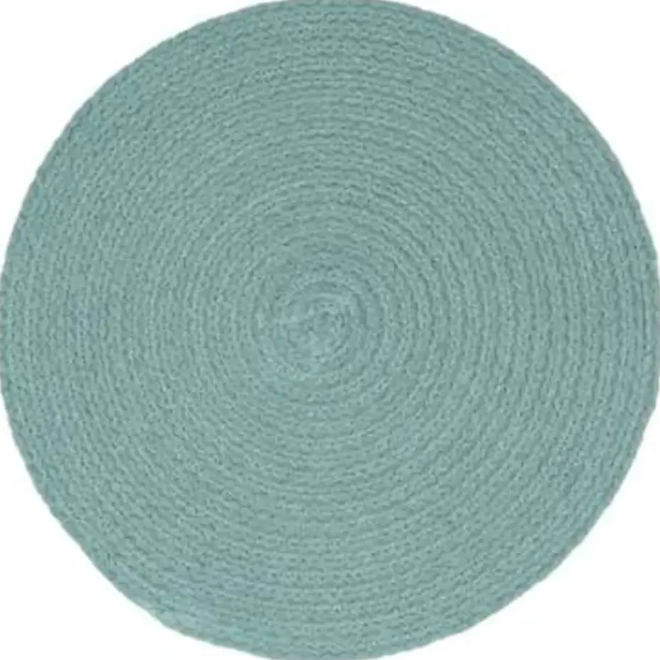 vidaXL - Placemat - Groen - Katoen - 4 stuks