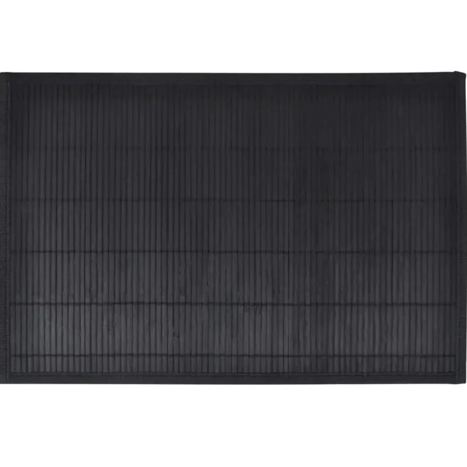 vidaXL - Placemat - Zwart - Bamboe