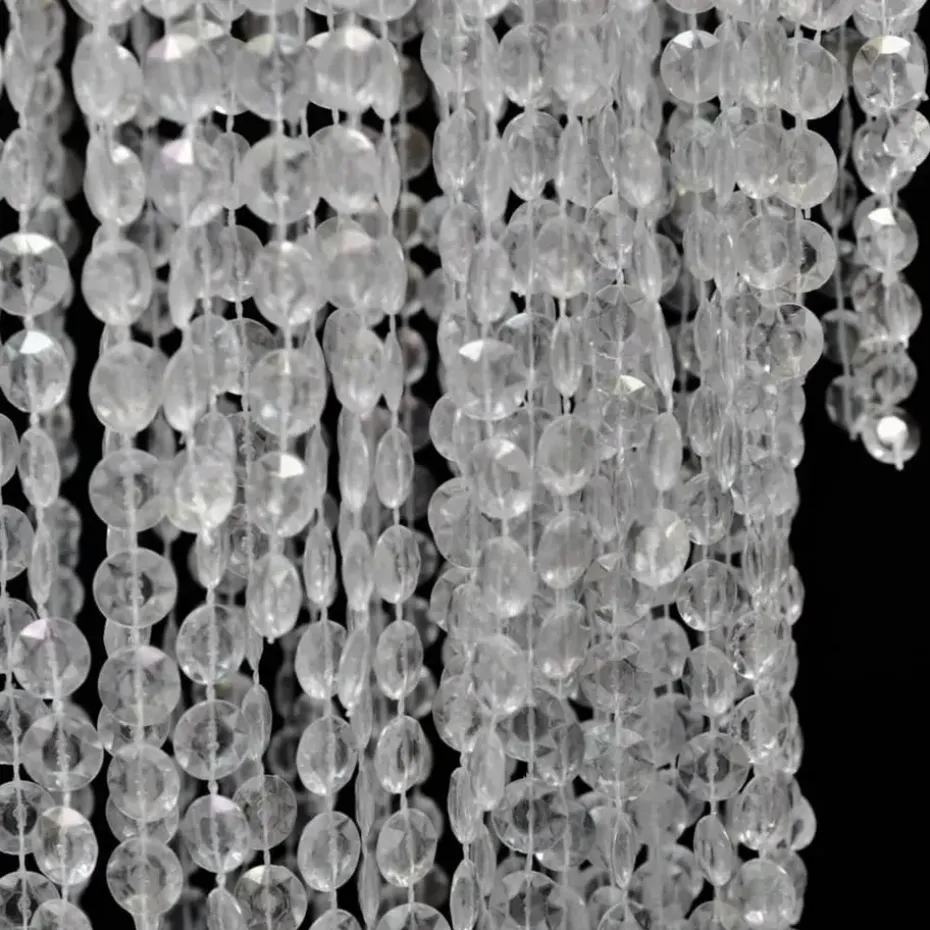 vidaXL - Plafondlamp - Transparent - Staal - 26 x 70 cm