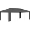 vidaXL - Prieel - Antraciet - Stof - 3 x 6 m