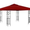 vidaXL - Prieel - Rood - Stof