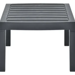 vidaXL - Salontafel - Antraciet - Kunststof