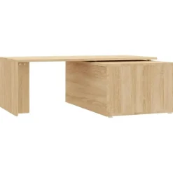 vidaXL - Salontafel - Bruin - Bewerkt hout