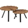 vidaXL - Salontafel - Bruin - Hout