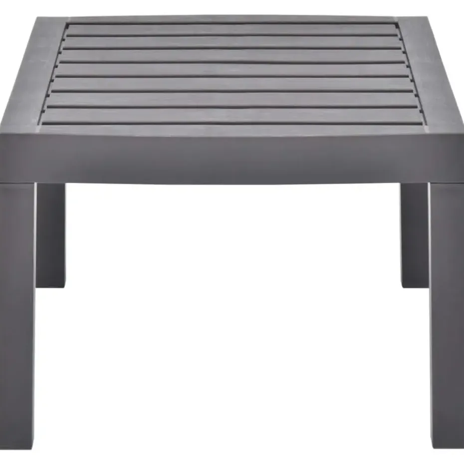 vidaXL - Salontafel - Grijs - Kunststof