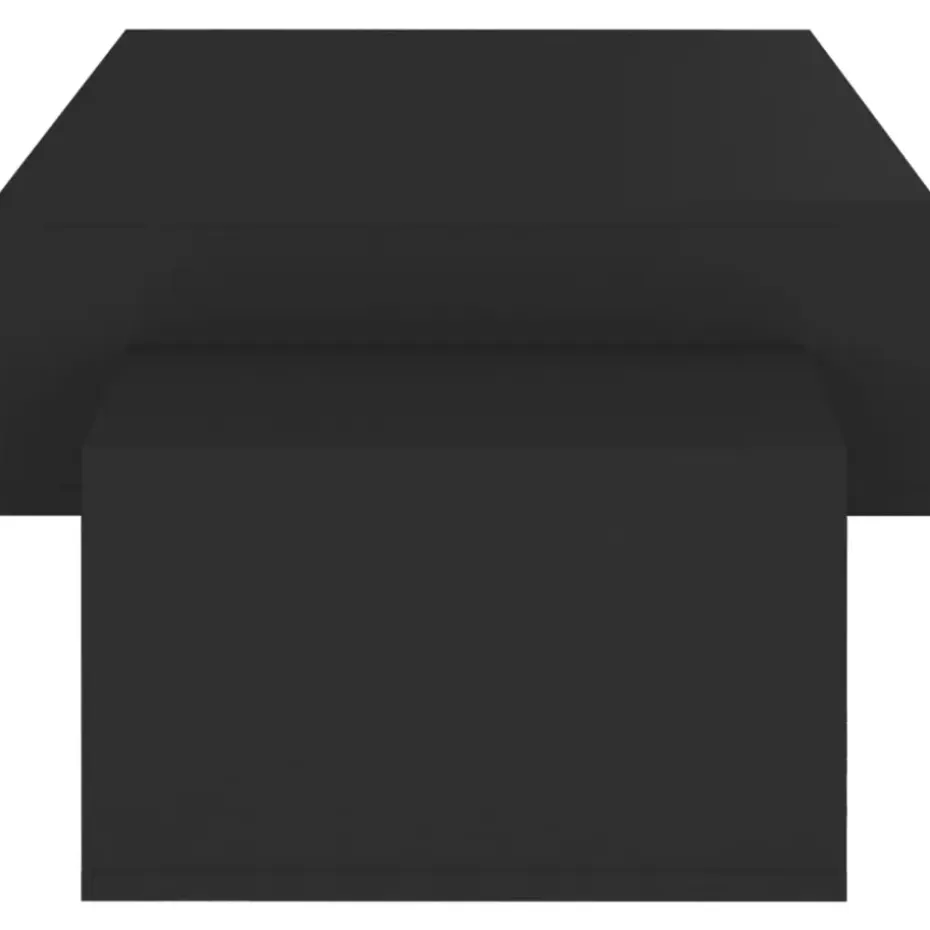 vidaXL - Salontafel - Zwart - Bewerkt hout