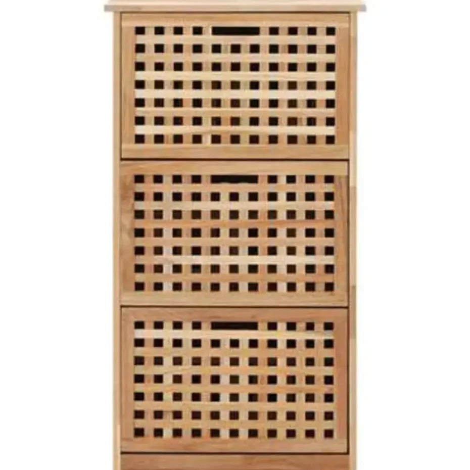 vidaXL - Schoenenbank - Bruin - Hout
