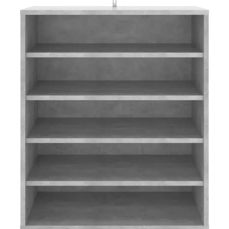 vidaXL - Schoenenkast - Grijs - Bewerkt hout - 60 x 35 x 70 cm