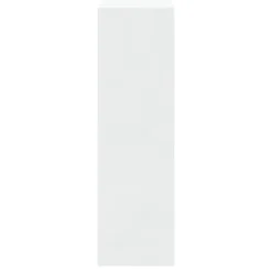 vidaXL - Schoenenkast 4 paar met 2 kleppen - Hoogglans wit - Hout - 63x24x81 cm