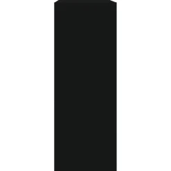 vidaXL - Schoenenkast 2 paar met 1 klep - Zwart - Bewerkt hout - 60x21x57 cm