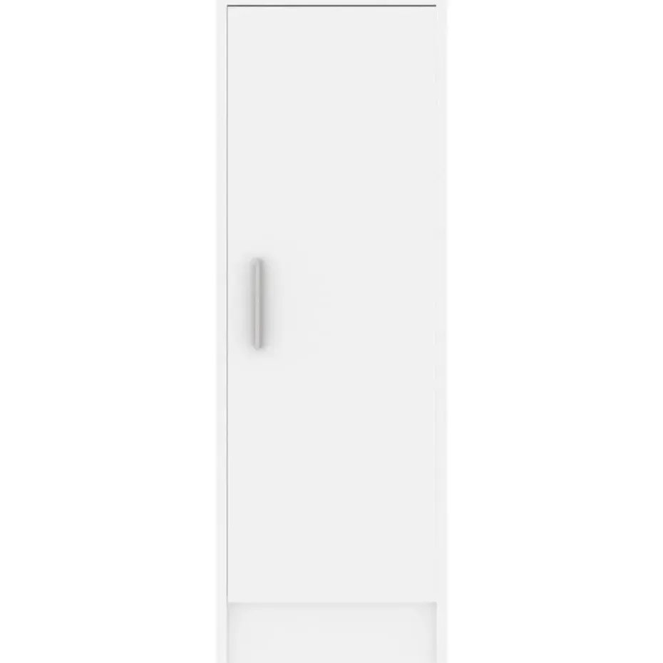 vidaXL - Schoenenkast - Wit - Bewerkt hout - 31.5 x 35 x 92 cm