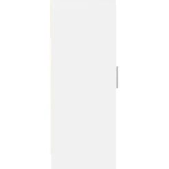 vidaXL - Schoenenkast - Wit - Bewerkt hout - 31.5 x 35 x 92 cm