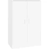 vidaXL - Schoenenkast - Wit - Bewerkt hout - 60 x 35 x 92 cm
