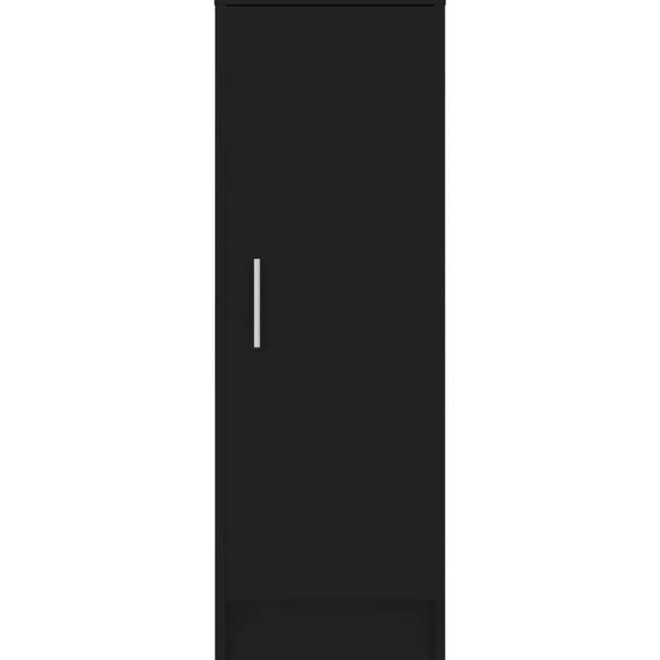 vidaXL - Schoenenkast - Zwart - Bewerkt hout - 31.5 x 35 x 92 cm