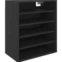 vidaXL - Schoenenkast - Zwart - Bewerkt hout - 60 x 35 x 70 cm