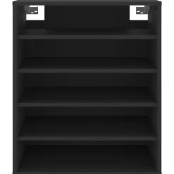 vidaXL - Schoenenkast - Zwart - Bewerkt hout - 60 x 35 x 70 cm