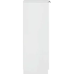 vidaXL - Schoenenkast met 2 deuren - Hoogglans wit - Hout - 59x35x100.5 cm
