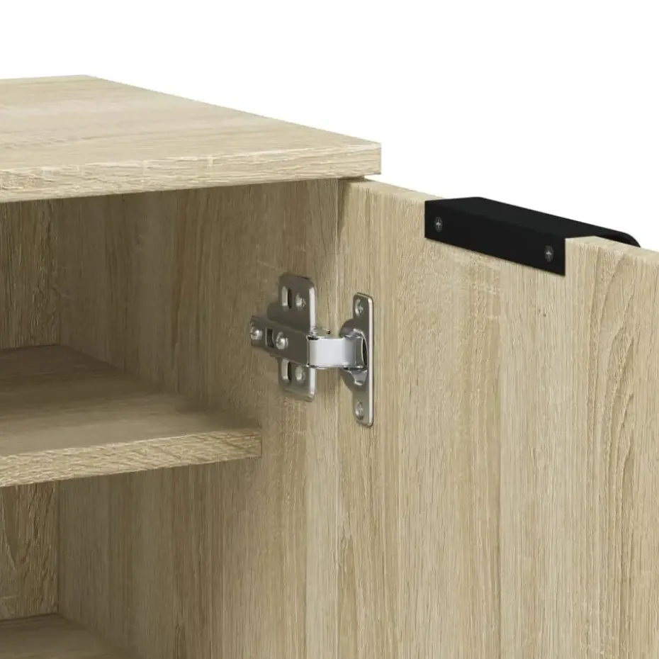vidaXL - Schoenenrek - Bruin - Bewerkt hout