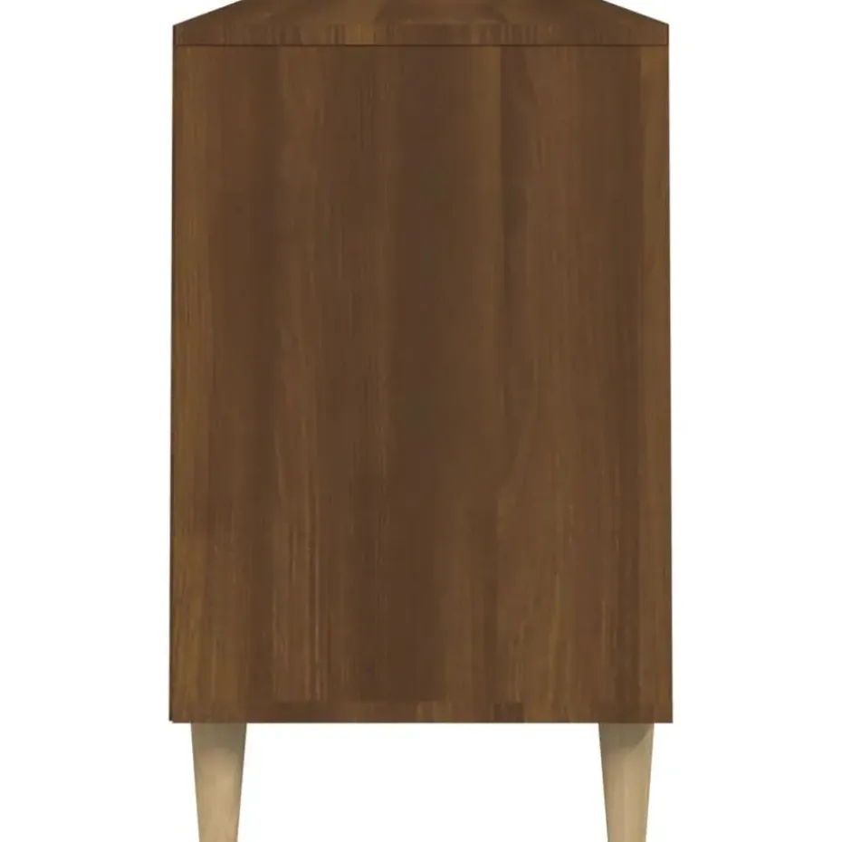 vidaXL - Schoenenrek - Bruin - Bewerkt hout