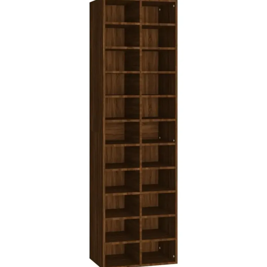 vidaXL - Schoenenrek - Bruin - Bewerkt hout