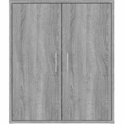vidaXL - Schoenenrek - Grijs - Bewerkt hout - 60 x 35 x 70 cm