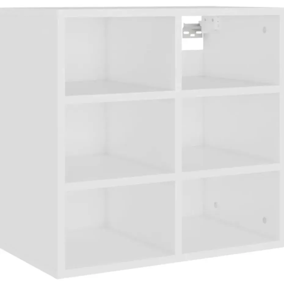 vidaXL - Schoenenrek - Wit - Bewerkt hout - 2 stuks