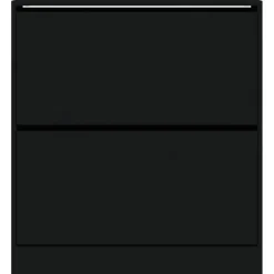 vidaXL - Schoenenrek - Zwart - Bewerkt hout - 80 x 21 x 87.5 cm