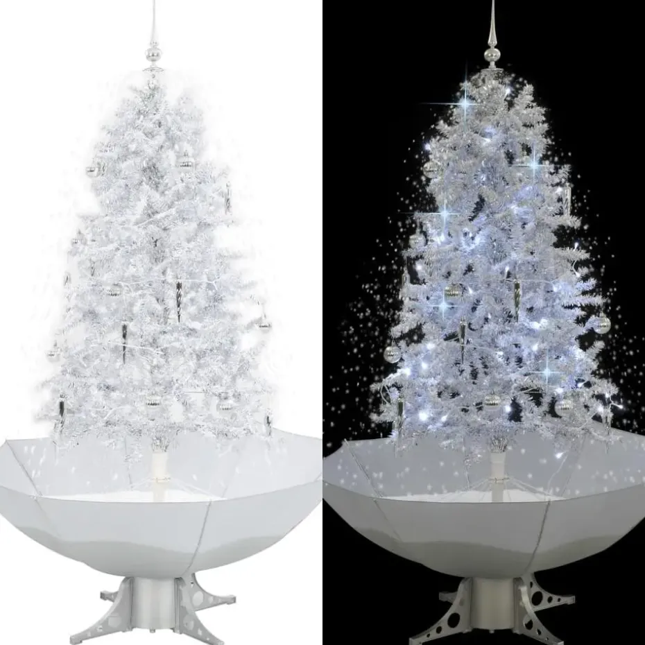 vidaXL - Sneeuwende Kerstboom - Wit - 170 x 105 cm