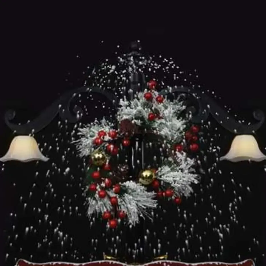 vidaXL - Sneeuwende Kerstboom - Blauw - PVC