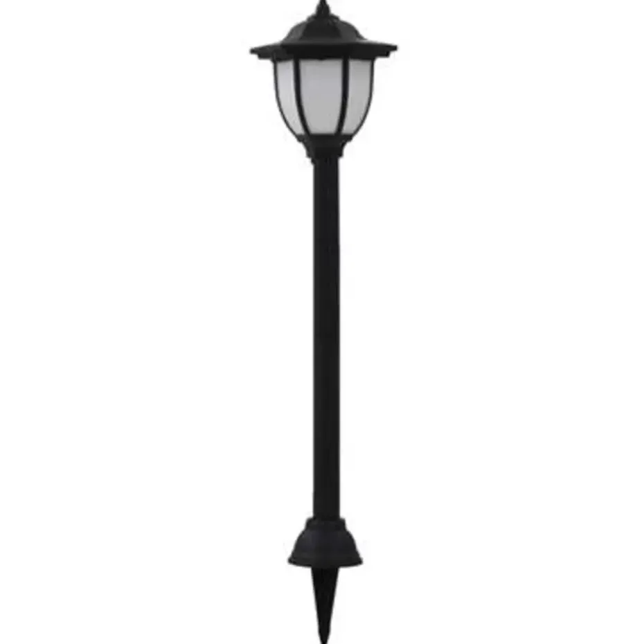 vidaXL - Solarlamp - Zwart - Polypropyleen - 3 stuks