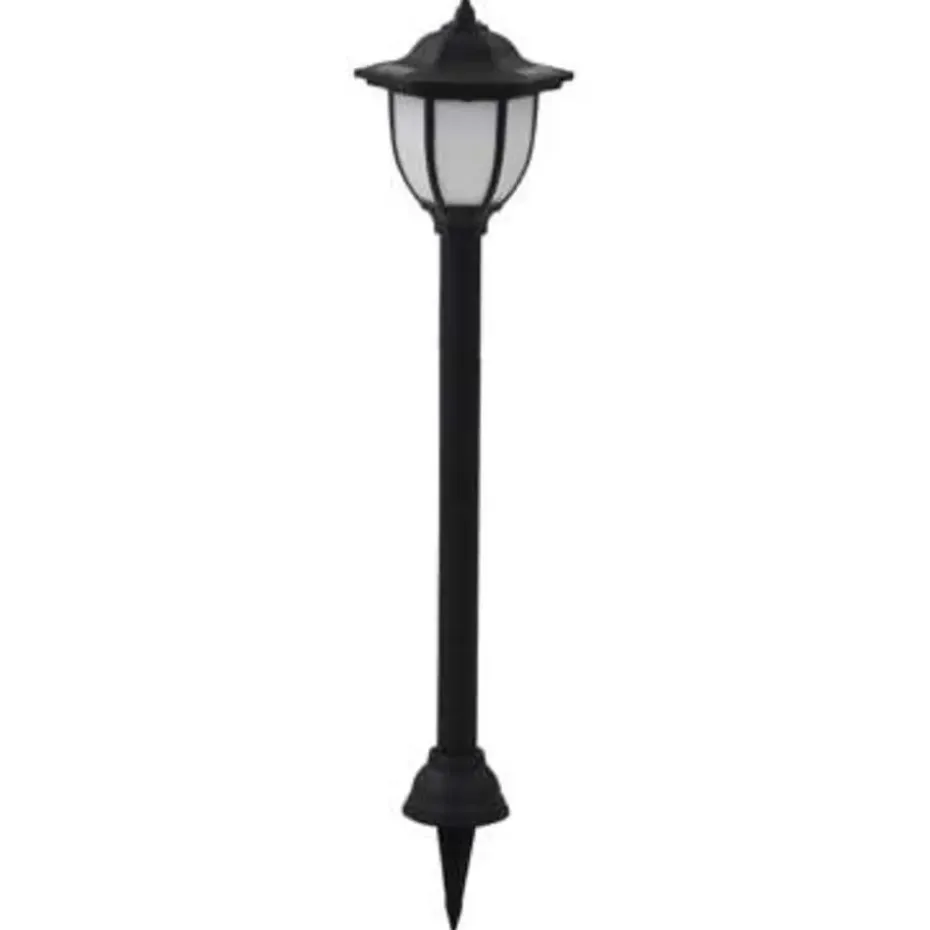 vidaXL - Solarlamp - Zwart - Polypropyleen - 6 stuks