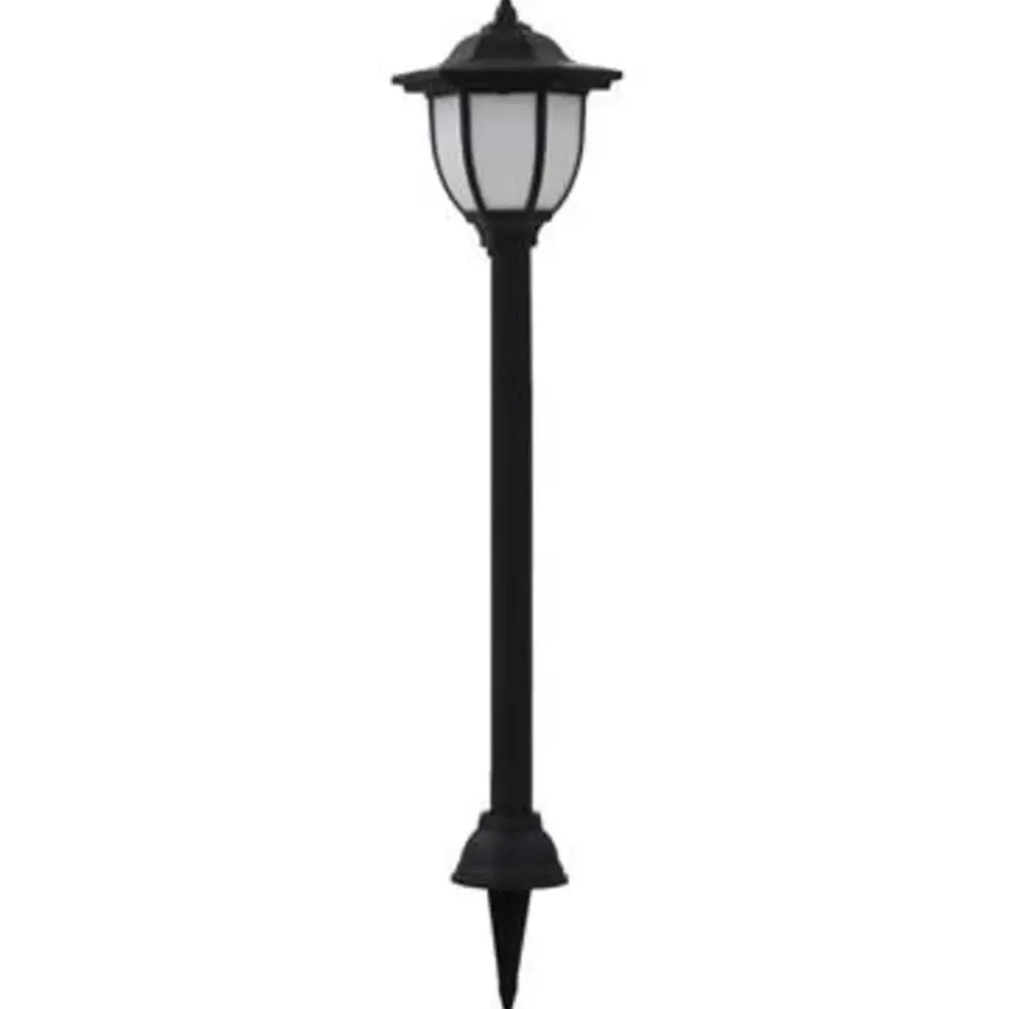 vidaXL - Solarlamp - Zwart - Polypropyleen - 6 stuks