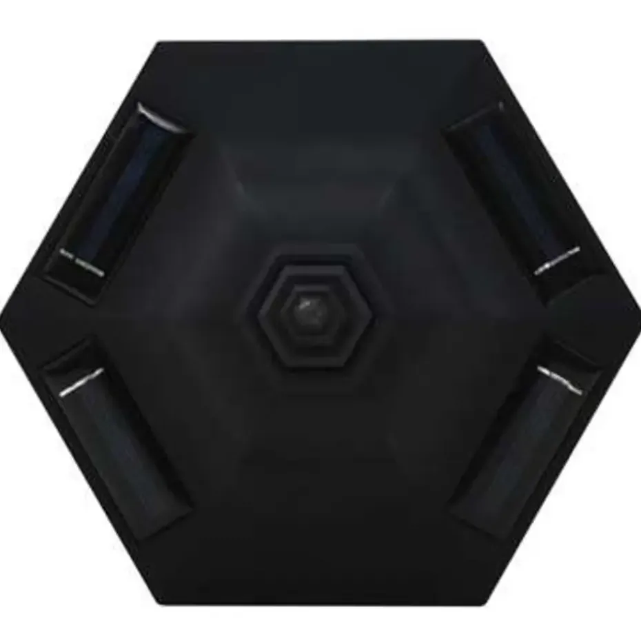 vidaXL - Solarlamp - Zwart - Polypropyleen - 6 stuks