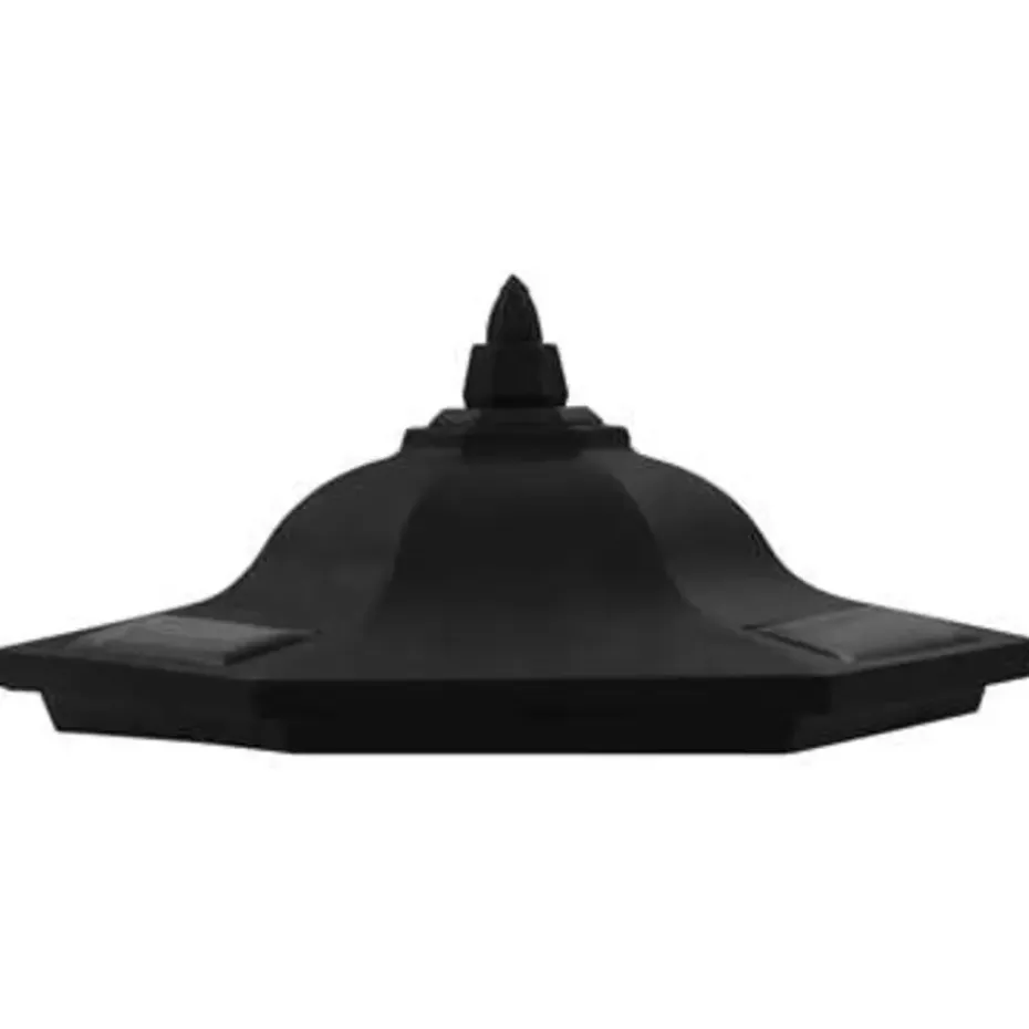 vidaXL - Solarlamp - Zwart - Polypropyleen - 6 stuks