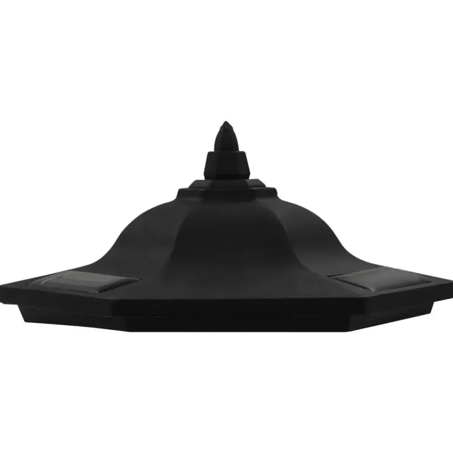 vidaXL - Solarlamp - Zwart - Polypropyleen - 6 stuks