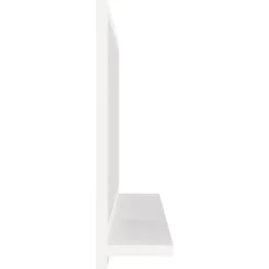 vidaXL - Spiegel - Wit - Bewerkt hout - 60 x 10.5 x 37 cm