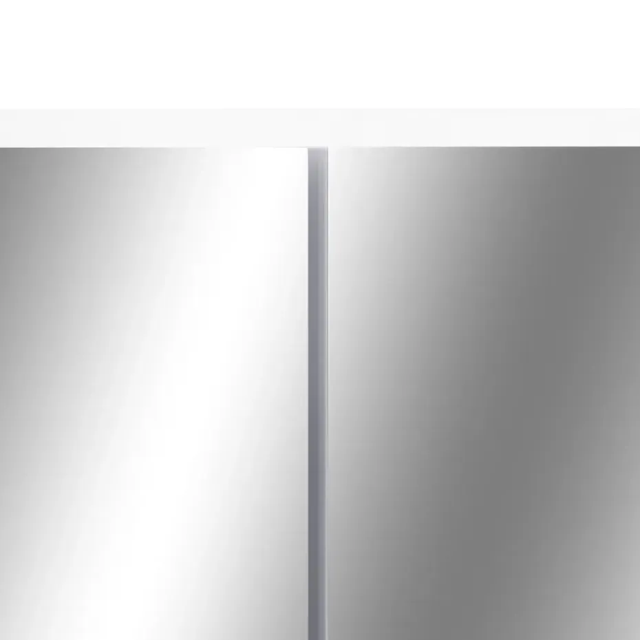 vidaXL - Spiegelkast - Wit - MDF
