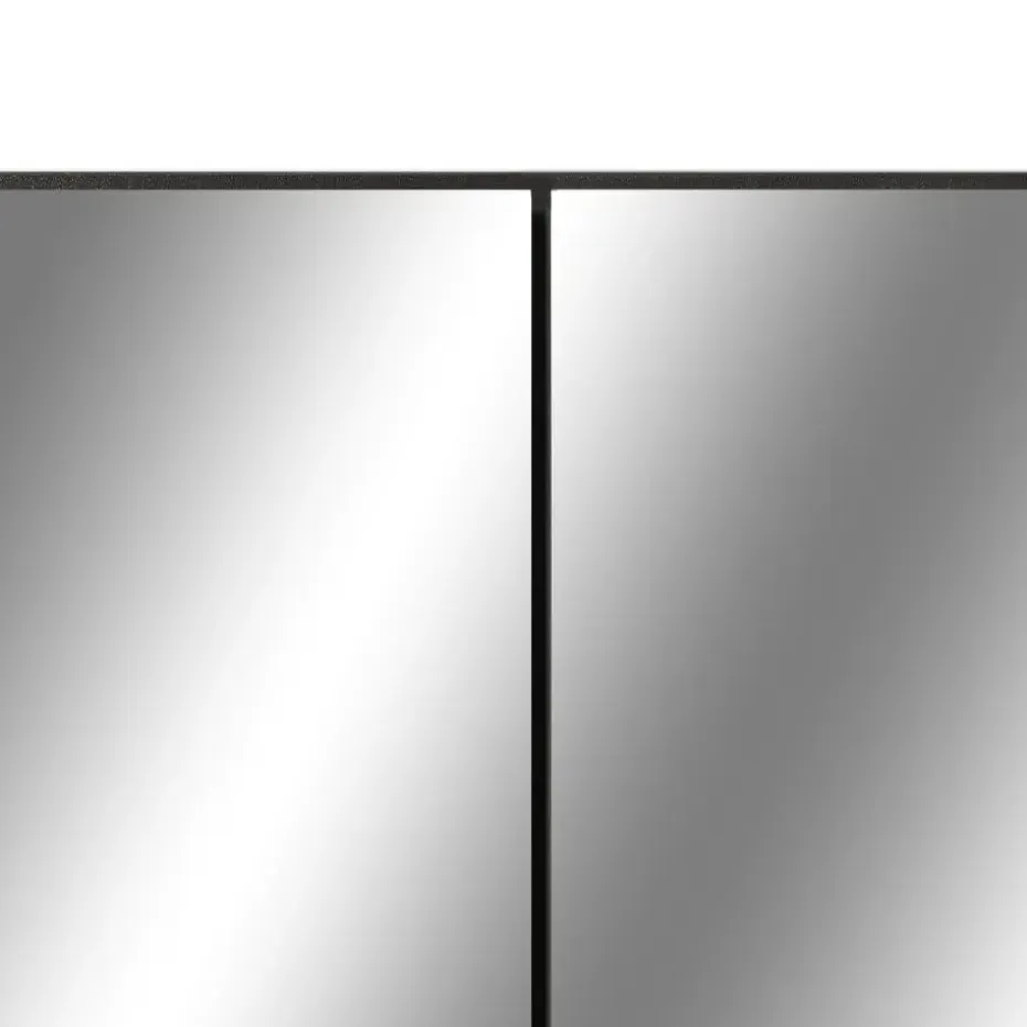 vidaXL - Spiegelkast - Zwart - MDF