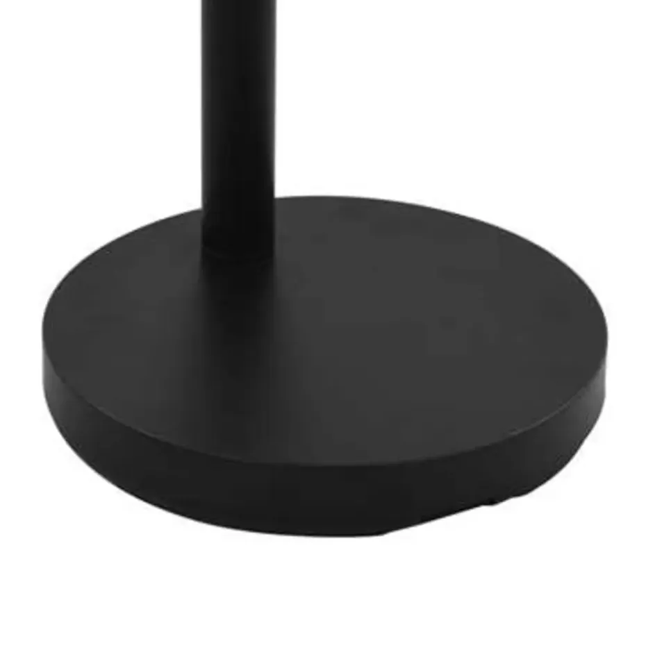 vidaXL - Staande Lamp - Zwart - Staal