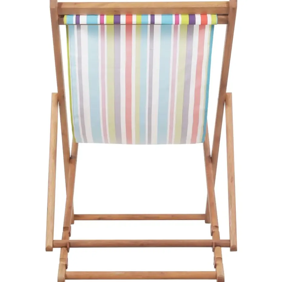 vidaXL - Strandstoel - Multikleur - Stof