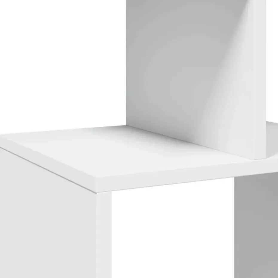 vidaXL - Symmetrische Boekenkast met vakken - Wit - Bewerkt hout - 92x29x188 cm