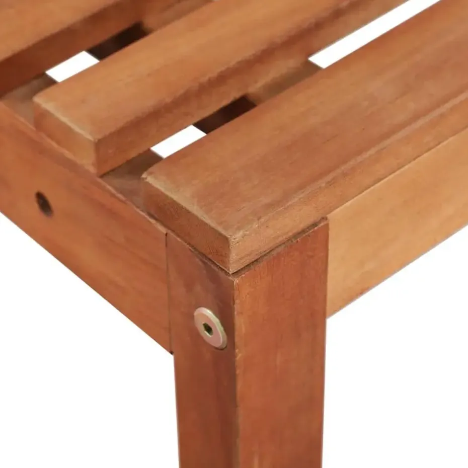 vidaXL - Tafel En Bankenset - Bruin - Hout